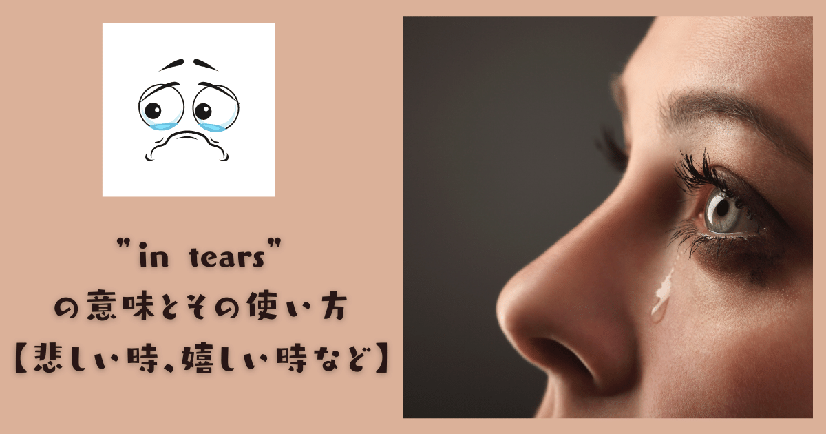 In Tearsの使い方は？