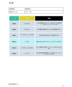 実際の評価レポートの一部